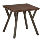 International Caravan Hamburg Contemporary Contemporary MDF/Metal End Table - Other Tables