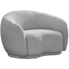 Meridian Furniture Hyde Boucle Fabric Chair - Grey - Chairs