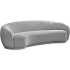 Meridian Furniture Hyde Boucle Fabric Sofa - Grey - Sofas