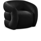 Meridian Furniture Roxbury Velvet Accent Chair - Black - Chairs