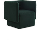 Meridian Furniture Vera Boucle Fabric Accent Chair - Green - Chairs