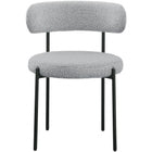 Meridian Furniture Beacon Boucle Fabric Dining Chair - Dining Chairs