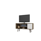 Manhattan Comfort Liberty 53.14 Mid Century - Modern TV Stand with 5 Shelves and 1 Door - TV Stands