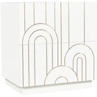 Meridian Furniture Turin Nightstand - White - Nightstand