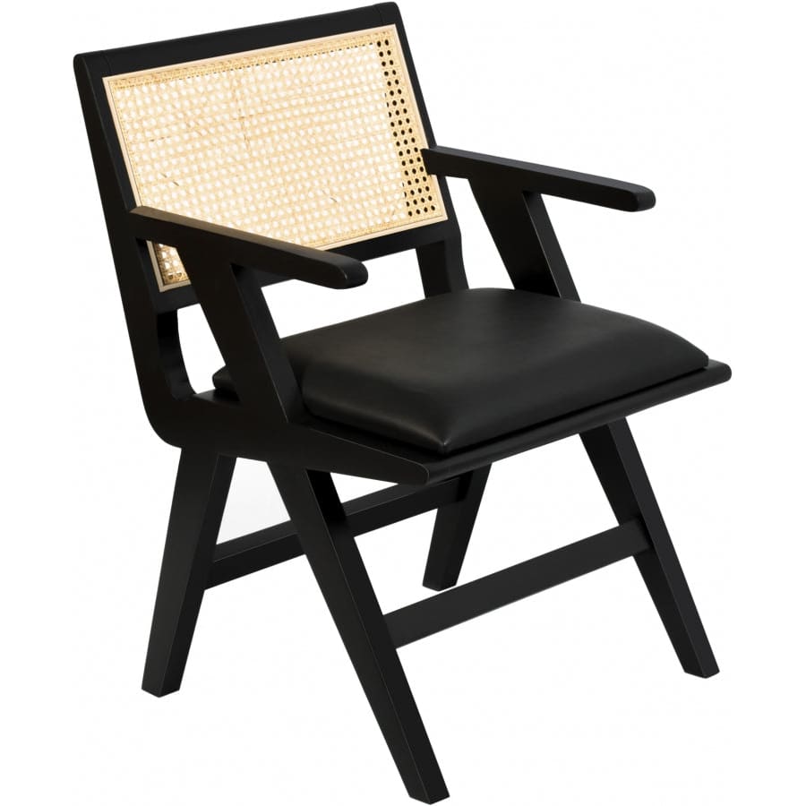 Meridian Furniture Abby Arm Chair - Black - Chairs