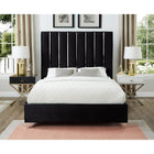 Meridian Furniture Enzo Velvet Full Bed - Bedroom Beds