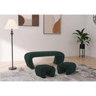 Meridian Furniture Odelia Boucle Fabric Bench - Benches
