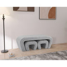 Meridian Furniture Odelia Boucle Fabric Bench - Benches
