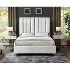 Meridian Furniture Enzo Velvet Full Bed - Bedroom Beds