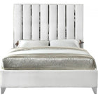 Meridian Furniture Enzo Velvet Full Bed - Bedroom Beds