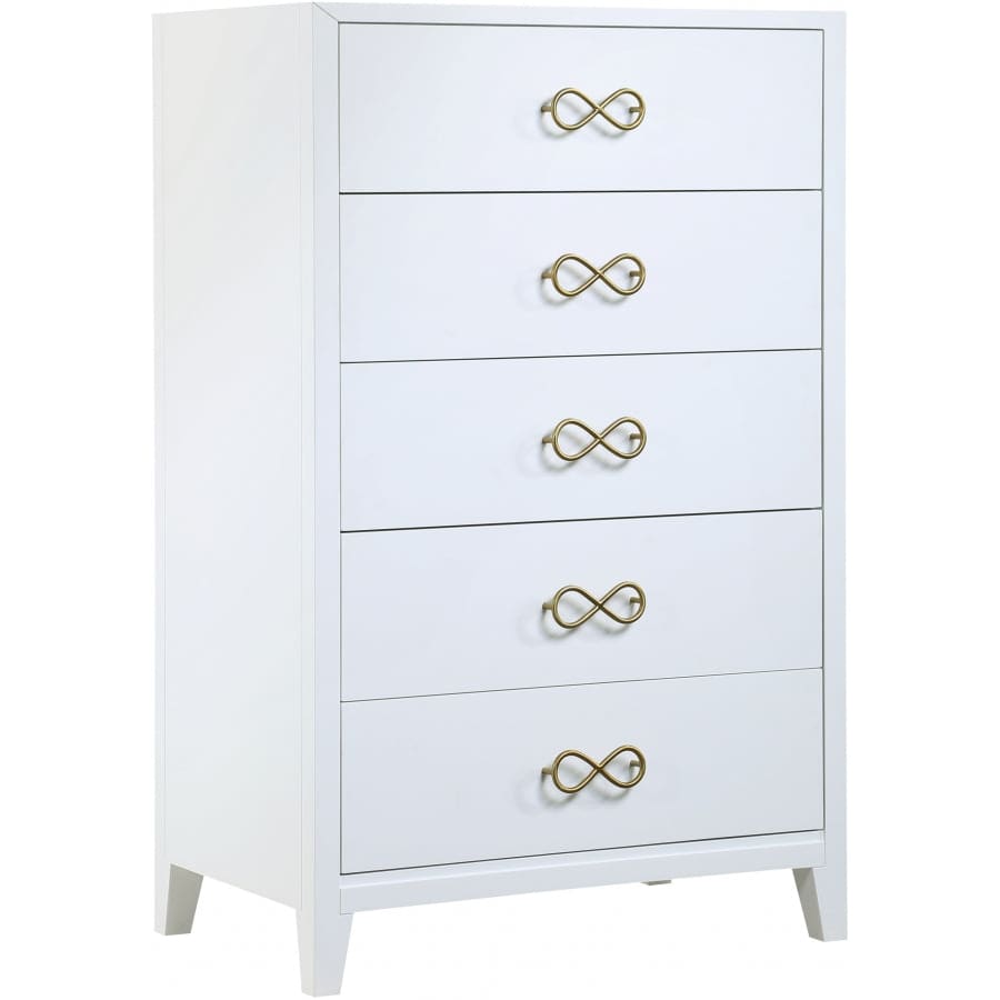 Meridian Furniture Bowtie Chest - White - Chest