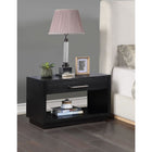 Meridian Furniture Avery Oak Veneer Nightstand - Nightstand