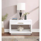 Meridian Furniture Avery Oak Veneer Nightstand - Nightstand