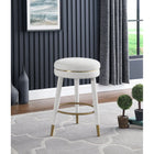 Meridian Furniture Coral Boucle Fabric Counter Stool - Stools
