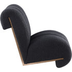 Meridian Furniture Swoon Faux Sheepskin Accent Chair - Light Oak - Chairs