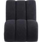 Meridian Furniture Swoon Faux Sheepskin Accent Chair - Light Oak - Chairs