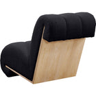 Meridian Furniture Swoon Faux Sheepskin Accent Chair - Light Oak - Chairs