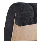 Meridian Furniture Swoon Faux Sheepskin Accent Chair - Light Oak - Chairs