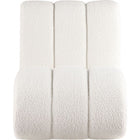 Meridian Furniture Swoon Faux Sheepskin Accent Chair - Light Oak - Chairs