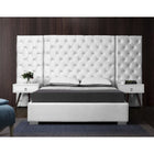 Meridian Furniture Grande Velvet King Bed - Bedroom Beds