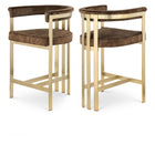 Meridian Furniture Marcello Counter Stool - Brown - Stools