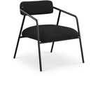 Meridian Furniture Carly Boucle Fabric Accent Chair - Black - Dining Chairs