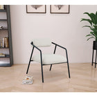 Meridian Furniture Carly Boucle Fabric Accent Chair - Dining Chairs