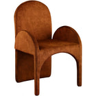 Meridian Furniture Summer Velvet Dining Arm Chair - Dining Chairs