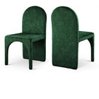 Meridian Furniture Summer Velvet Dining Side Chair - Green - Dining Chairs
