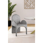 Meridian Furniture Summer Velvet Dining Arm Chair - Dining Chairs