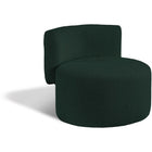Meridian Furniture Como Boucle Fabric Accent Chair - Green - Chairs