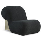 Meridian Furniture Quadra Boucle Fabric Accent Chair - Black - Chairs
