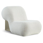 Meridian Furniture Quadra Boucle Fabric Accent Chair - Cream - Chairs