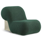 Meridian Furniture Quadra Boucle Fabric Accent Chair - Green - Chairs