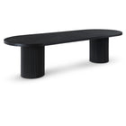 Meridian Furniture Belinda Oak Dining Table - Black - Dining Tables