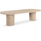 Meridian Furniture Belinda Oak Dining Table - Natural - Dining Tables