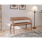 Meridian Furniture Sylvester Faux Leather Bench - Benches