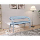 Meridian Furniture Sylvester Faux Leather Bench - Benches