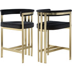 Meridian Furniture Marcello Counter Stool - Black - Stools
