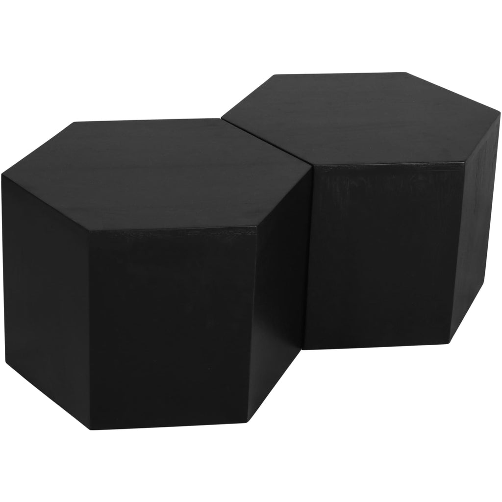 Meridian Furniture Eternal Modular 2 Piece Coffee Table - Black - Coffee Tables