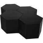Meridian Furniture Eternal Modular 4 Piece Coffee Table - Black - Coffee Tables
