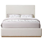 Meridian Furniture Monaco Boucle Fabric King Bed - Bedroom Beds