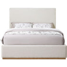 Meridian Furniture Monaco Boucle Fabric Full Bed - Bedroom Beds