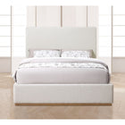 Meridian Furniture Monaco Boucle Fabric Full Bed - Bedroom Beds
