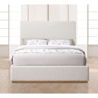 Meridian Furniture Monaco Boucle Fabric King Bed - Bedroom Beds