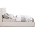 Meridian Furniture Monaco Boucle Fabric Queen Bed - Bedroom Beds