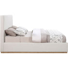 Meridian Furniture Monaco Boucle Fabric King Bed - Bedroom Beds