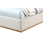 Meridian Furniture Monaco Boucle Fabric Twin Bed - Bedroom Beds