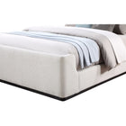 Meridian Furniture Oliver Boucle Fabric King Bed - Bedroom Beds