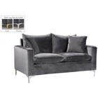 Meridian Furniture Naomi Velvet Loveseat - Loveseats